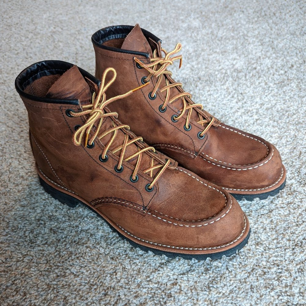 Red Wing x Jcrew Roughneck Boots Style 4537